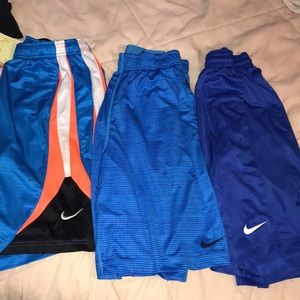 3 pairs of Nike shorts